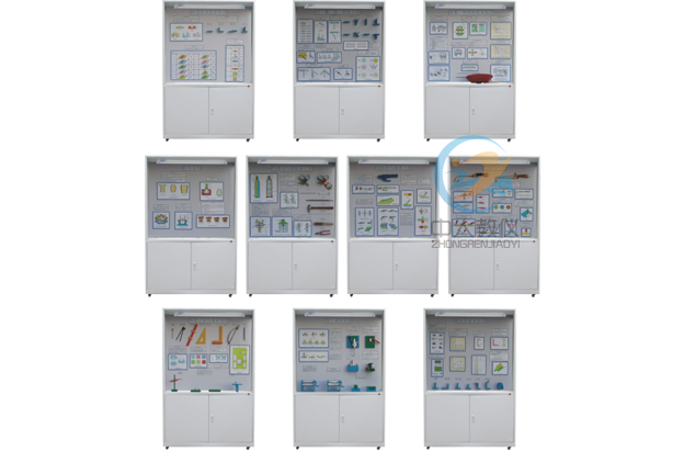 《焊、鉚工工藝學(xué)》陳列柜,焊、鉚工工藝學(xué)教學(xué)陳列柜